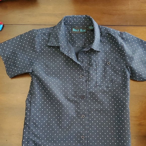 Kids' Black Polka Dot Shirt - Picture 1 of 1